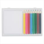 SH461 8pc Colored Pencil Art Set In Case With Custom Imprint